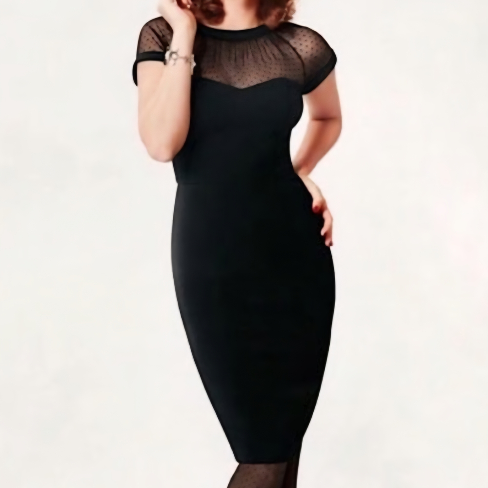 White House Black Market Black Dress Size 6.